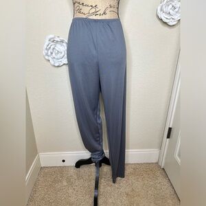 NTM: Climatize Womens Warm Underwear Gray Wicking Smooth Knit Pants Size XL